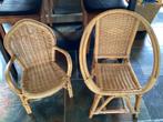 2 leuke roton rieten kinderstoeltjes, Kinderen en Baby's, Kinderkamer | Tafels en Stoelen, Ophalen of Verzenden, Stoel(en)