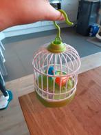 Chitter bird speelgoed vogels in een kooitje, Ophalen of Verzenden
