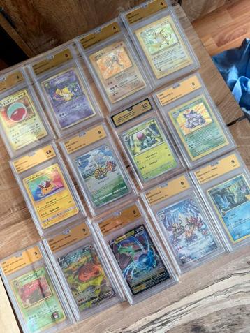 Pokemon graded kaarten beschikbaar voor biedingen