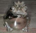 💰zilverkleurige spaarpot: kikker💰, Verzamelen, Spaarpotten, Verzenden, Zo goed als nieuw, Steen, Aardewerk of Keramiek, Dier