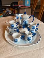 Delfs blauw vintage kinderservies, Antiek en Kunst, Ophalen of Verzenden