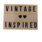 LICHTBOX met letters Stern Fabrik 30x22x3 cm., Gebruikt, Hema, Ophalen of Verzenden, X