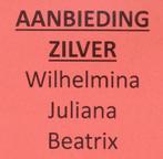 AANBIEDING ZILVEREN MUNTEN vanaf de zilverprijs., Ophalen of Verzenden, Koningin Wilhelmina, Zilver