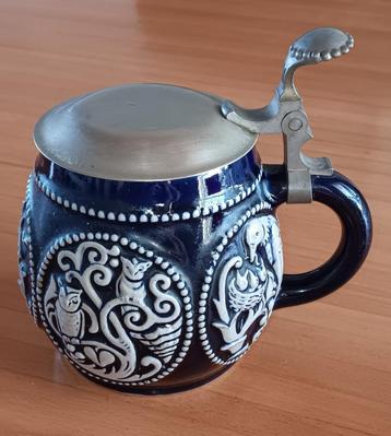 Bierpul Steinkrug aardewerk  beschikbaar voor biedingen