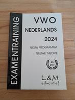 VWO Nederlands Examentraining 2024, Verzenden, Zo goed als nieuw, VWO, Nederlands
