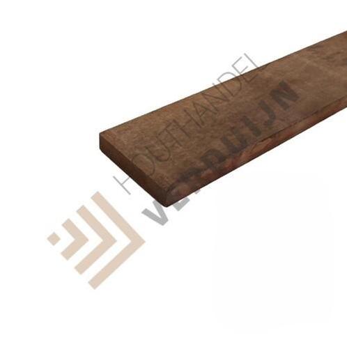 Gording hardhout fijnbezaagd 50 x 200 x 5000 mm, Tuin en Terras, Palen, Balken en Planken, Nieuw, Balken, 250 cm of meer, Hardhout