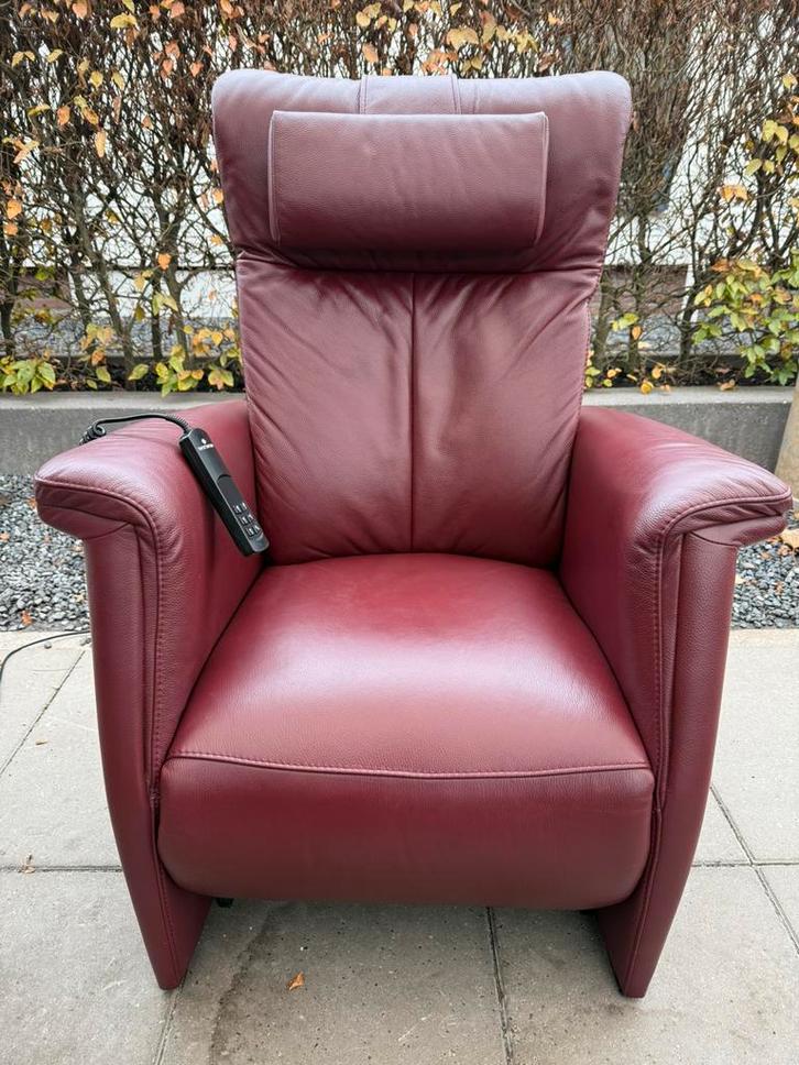 Meubelzorg sta op stoel relax fauteuil gratis bezorgd, Huis en Inrichting, Fauteuils, Zo goed als nieuw, Leer, Verzenden