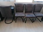 4 eetkamerstoelen, Huis en Inrichting, Stoelen, Ophalen, Gebruikt, Overige kleuren, Vier