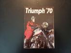 TRIUMPH 1970 model brochure origineel, Ophalen of Verzenden, Triumph