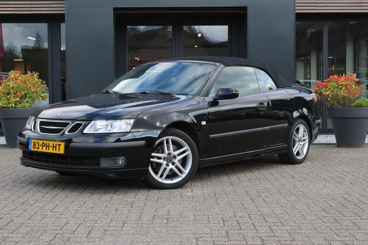 Saab 9-3 Cabriolet 1.8t Linear (bj 2004, automaat), Auto's, Saab, Te koop, Saab 9-3, ABS, Airbags, Airconditioning, Boordcomputer