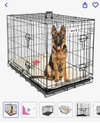 MaxxPet Hondenbench met Plaid - 122 x 76 x 84, Dieren en Toebehoren, Ophalen of Verzenden, Nieuw