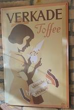 Vintage Verkade Toffee emaille reclamebord, Antiek en Kunst, Antiek | Emaille, Ophalen