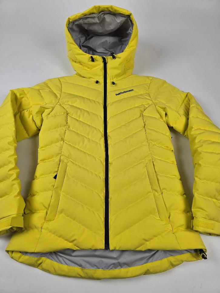 Peak Performance Frost Ski Jacket Geel Dames S, Kleding | Dames, Wintersportkleding, Zo goed als nieuw, Jack, Ophalen of Verzenden