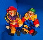 Set van 2 clowns - buigzame armen en benen, Ophalen of Verzenden, Gebruikt, Overige typen