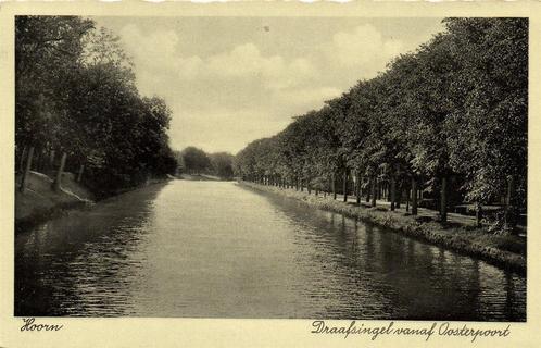 Hoorn - Draafsingel vanaf Oosterpoort - 1941 gelopen, Verzamelen, Ansichtkaarten | Nederland, Gelopen, Utrecht, 1940 tot 1960