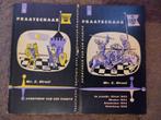Schaakboeken Praatschaak deel 1 en 2., Boeken, Sportboeken, Mr. E. Straat, Ophalen of Verzenden, Zo goed als nieuw, Denksport