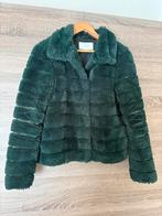 ZGAN! Mooi groene fluffy bontjas!, Ophalen of Verzenden, Zo goed als nieuw, Maat 34 (XS) of kleiner, Groen
