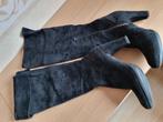 Progetto suède overknee laarzen Maat 39, Kleding | Dames, Schoenen, Ophalen of Verzenden, Zo goed als nieuw, Zwart, Hoge laarzen