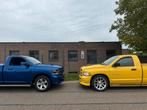 2x Dodge Ram 1500 Single Cab 5.7 hemi 2016 & 2004 Rumble bee, Auto's, Dodge, Automaat, Blauw, Leder en Stof, Bedrijf