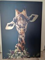 Giraffe aluminium 70x100 van Posterjunkie, Huis en Inrichting, Woonaccessoires | Schilderijen, Tekeningen en Foto's, Zo goed als nieuw
