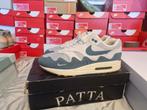 Patta x Nike Air Max 1 Aqua wave - us 9 eur 42.5, Blauw, Nike, Ophalen of Verzenden, Sneakers of Gympen