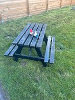 Kinder picknick tafel, Tuin en Terras, Ophalen of Verzenden, Gebruikt, Rechthoekig, Hout