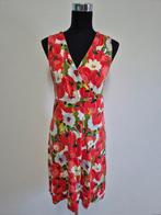 J331 - Rode Studio Anneloes bloemenjurk maat M (1), Maat 38/40 (M), Ophalen of Verzenden, Zo goed als nieuw, Rood