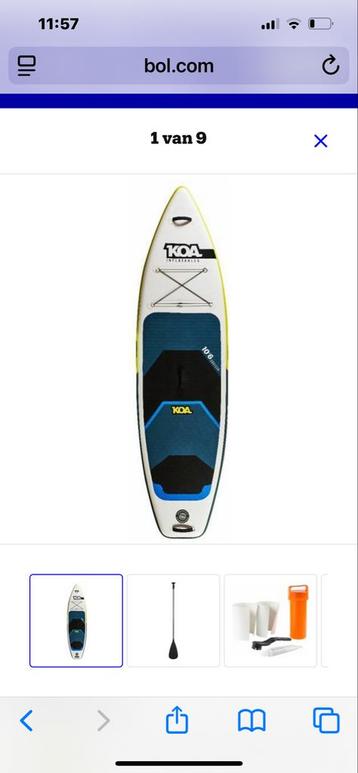 Koa 10'6 SUP Board - Nieuw in Doos! beschikbaar voor biedingen