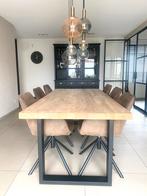 Eiken Eettafel - Zo Goed Als Nieuw!, Huis en Inrichting, Tafels | Eettafels, Eikenhout, 200 cm of meer, Zo goed als nieuw, Vijf personen of meer