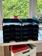 Zwarte Esselte brievenbakken, 10 stuks, Diversen, Ophalen, Zo goed als nieuw