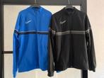 Originele Nike Dry-fit jassen zwart blauw 2x maat 147-158/L, Gebruikt, Jongen of Meisje, Ophalen of Verzenden, Nike