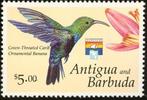 ANTIGUA & BARBUDA 86 - Dieren: vogels (kolibrie), Ophalen of Verzenden, Postfris, Dier of Natuur