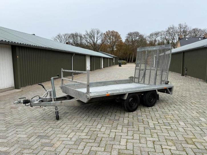 Hapert machinetransporter, Auto diversen, Aanhangers en Bagagewagens, Ophalen of Verzenden