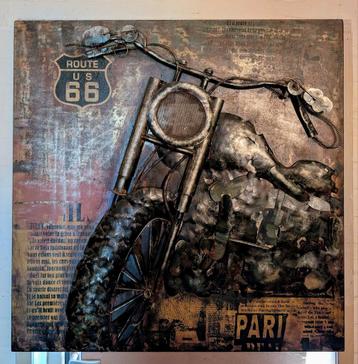 Metalen kunstwerk van route 66  beschikbaar voor biedingen