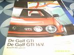 Golf 2 GTI en 16 V folder nieuw., Boeken, Volkswagen, Nieuw, Ophalen of Verzenden, Volkswagen