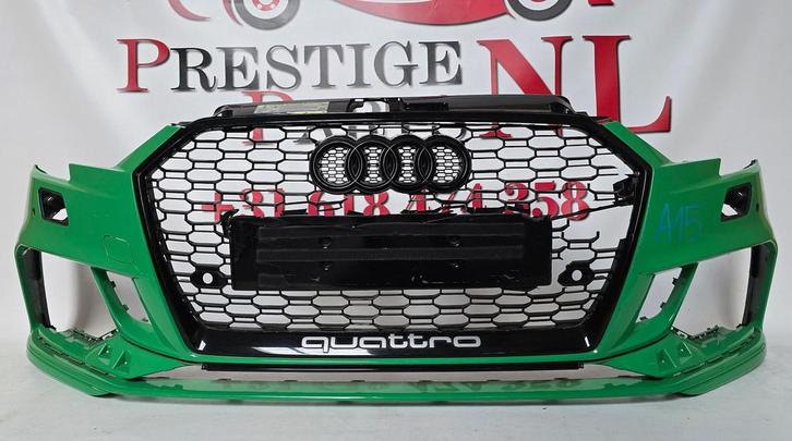 Voorbumper Audi A3 8V Facelift RS3 SPORTBACK ORIGINEEL 8V4, Auto-onderdelen, Carrosserie en Plaatwerk, Bumper, Voor, Gebruikt