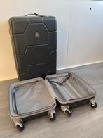 Suitsuit Grey Turtle Kofferset. Ruimbagage en Cabinebagage, Gebruikt, Hard kunststof, 45 tot 55 cm, 70 cm of meer