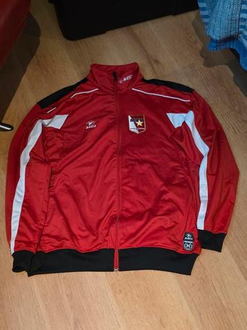 Masita MVV Trainingsjack Rood/Zwart Maat 3XL beschikbaar voor biedingen