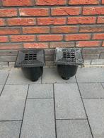 2x ACO vloerput met rooster Gietijzer rand, Doe-het-zelf en Verbouw, Overige Doe-het-zelf en Verbouw, Ophalen, Zo goed als nieuw