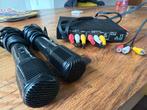 Karaoke Set met Microfoons en Mixer, Audio, Tv en Foto, Karaoke-apparatuur, Ophalen of Verzenden, Gebruikt, Complete set