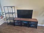 TV meubel + stellingkast Ikea, Huis en Inrichting, Kasten | Televisiemeubels, Ophalen, Gebruikt, 25 tot 50 cm, Minder dan 100 cm