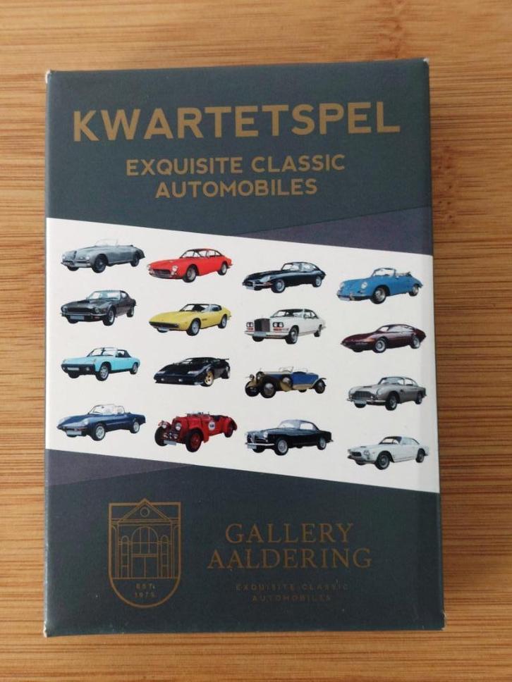 Kwartetspel klassieke auto’s, The Gallery, 2016, Hobby en Vrije tijd, Gezelschapsspellen | Kaartspellen, Nieuw, Verzenden