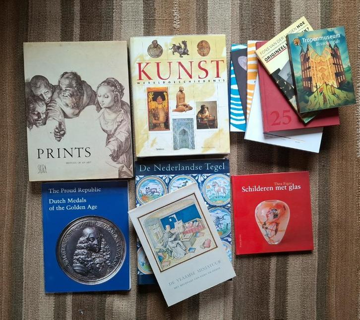 Collectie kunst boeken, Boeken, Kunst en Cultuur | Beeldend, Gelezen, Overige onderwerpen, Ophalen of Verzenden