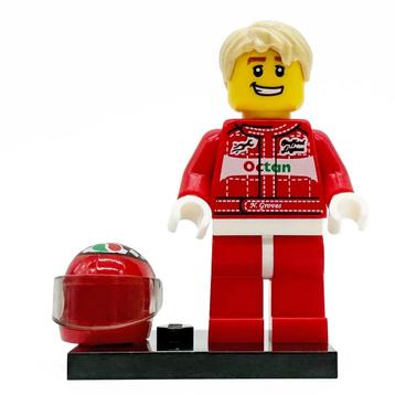 LEGO Minifig Race Car Driver (Racecoureur) (Series 3) col040 beschikbaar voor biedingen