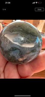 The world- moss agate sphere, Ophalen of Verzenden