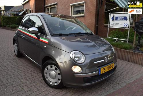 Fiat 500 1.2 Lounge AIRCO/BLUETOOTH/PANO/LEDER/USB/NL-AUTO M, Auto's, Fiat, Bedrijf, Te koop, ABS, Airbags, Airconditioning, Bluetooth