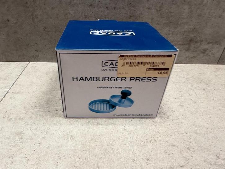 Cadac Hamburgerpress - NIEUW - C1313, Caravans en Kamperen, Kampeeraccessoires, Nieuw, Ophalen of Verzenden