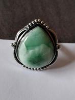 Mooie 925 ring met larimar maat 17, Sieraden, Tassen en Uiterlijk, Ringen, 18 tot 19, Overige kleuren, Verzenden, Nieuw