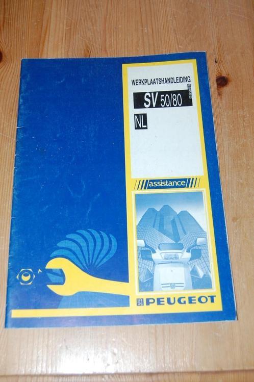 Peugeot SV50 en SV80 werkplaatshandleiding, Fietsen en Brommers, Handleidingen en Instructieboekjes, Ophalen of Verzenden