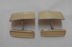 Zilveren vintage manchetknopen goud verguld nr.690, Sieraden, Tassen en Uiterlijk, Manchetknopen, Verzenden, Zo goed als nieuw